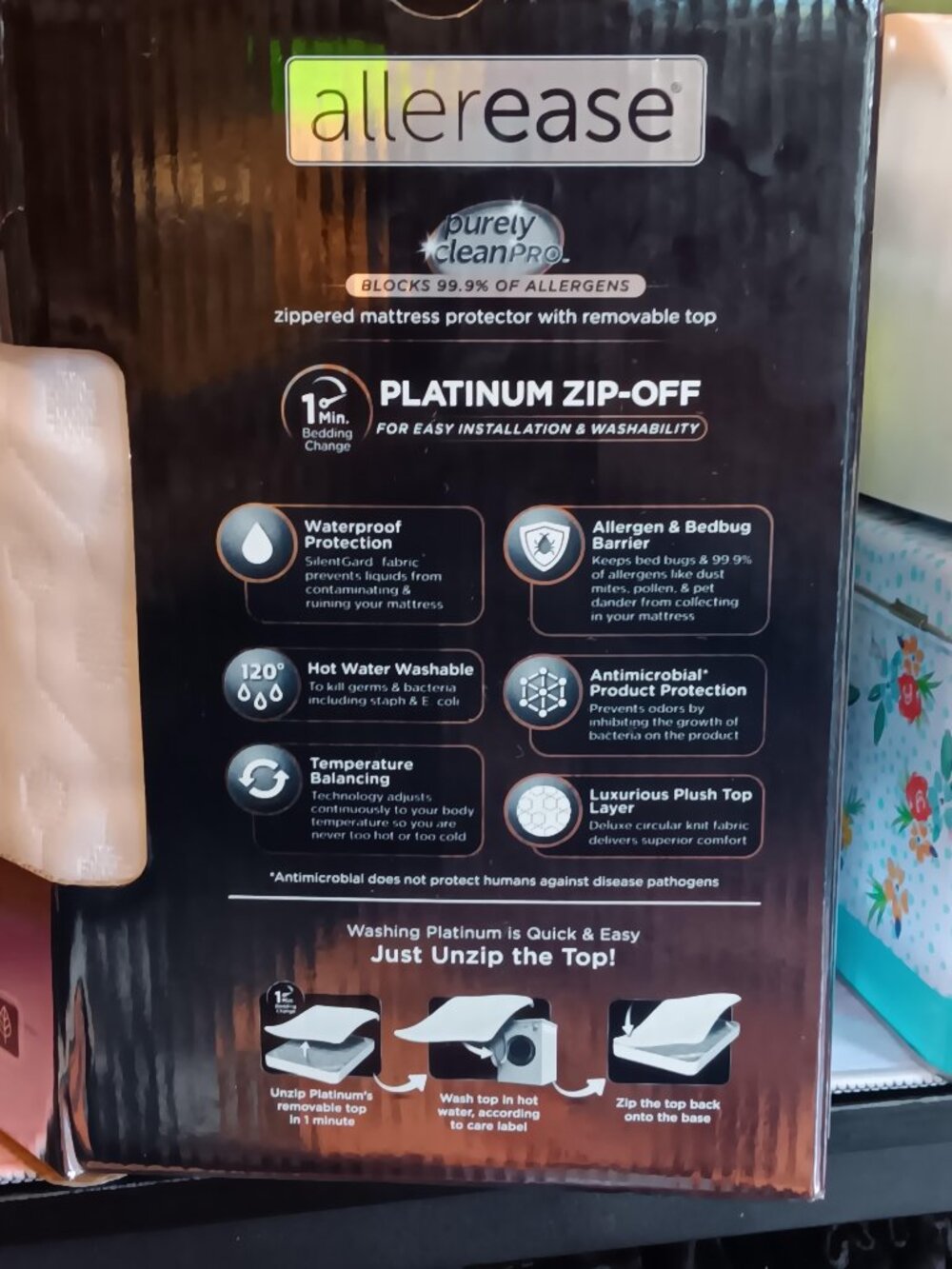 Twin XL Platinum Ultimate Mattress Protector - Allerease NEW LQQK!!! - Picture 4 of 8